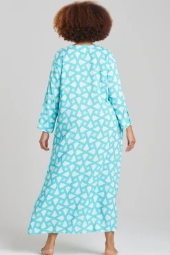 Natori Caftans|Plus Sizes-Soho Geo Challis Caftan