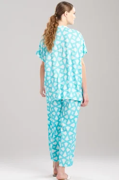 Natori Pajama Sets-Soho Geo Challis PJ