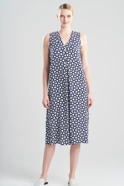 Natori Gowns-Soho Geo-Printed Challis Gown