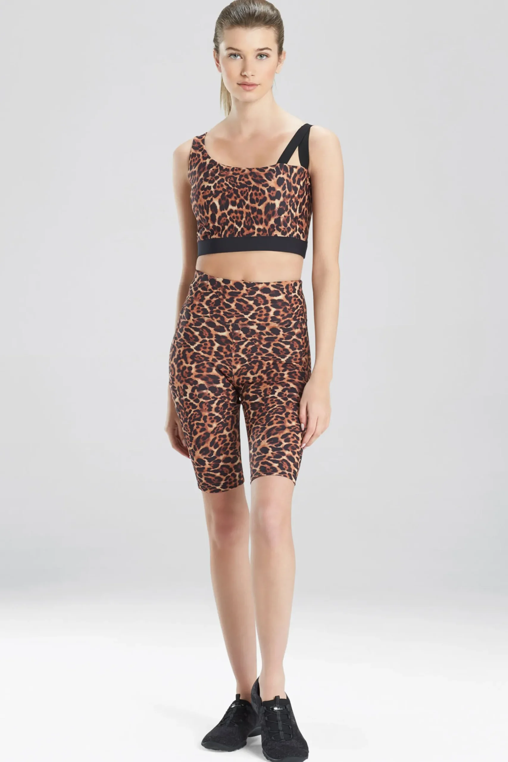 Natori Tops|Athleisure-Solstice Asymmetrical Cropped Cami