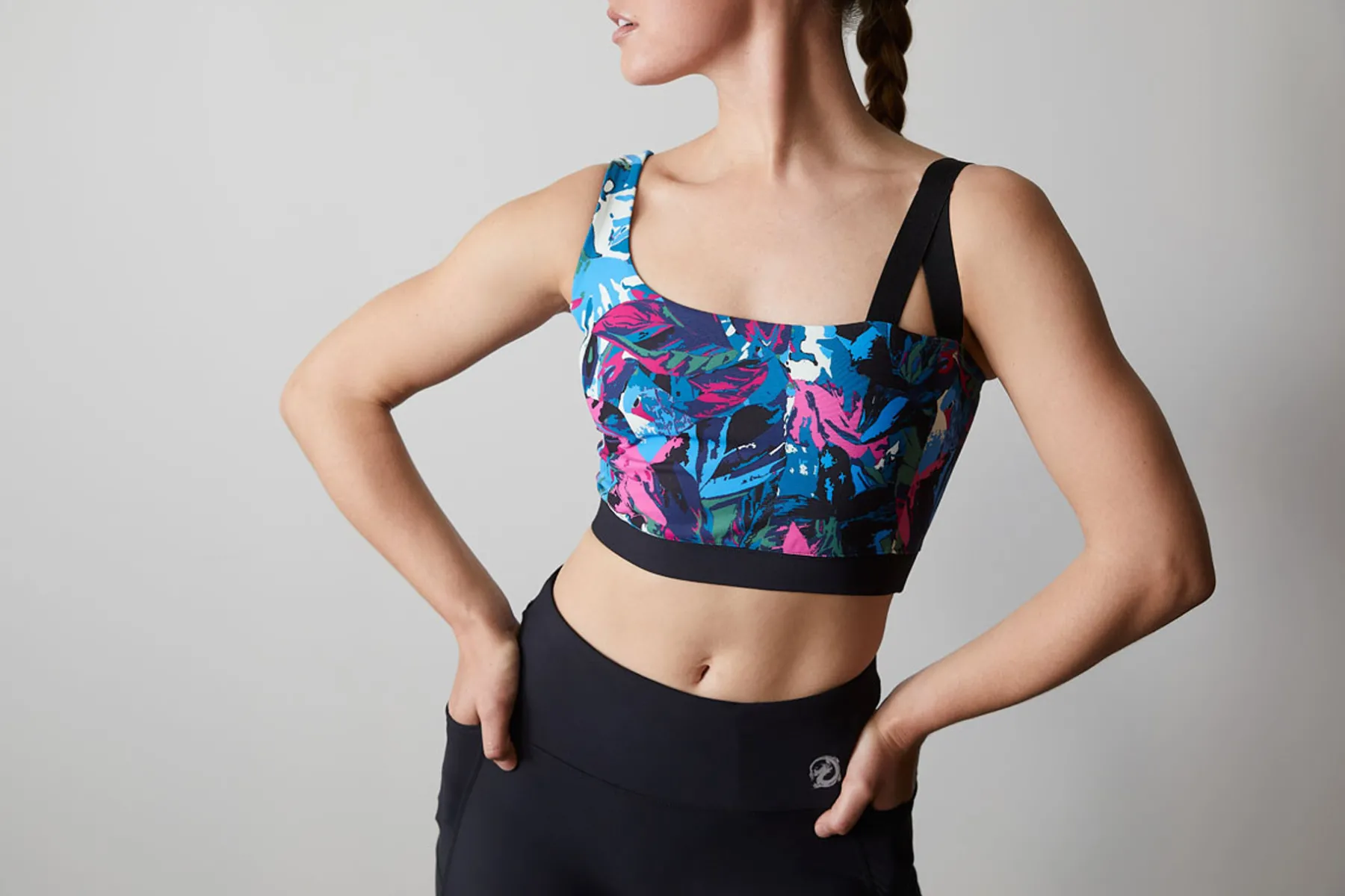 Natori Tops|Athleisure-Solstice Asymmetrical Cropped Cami