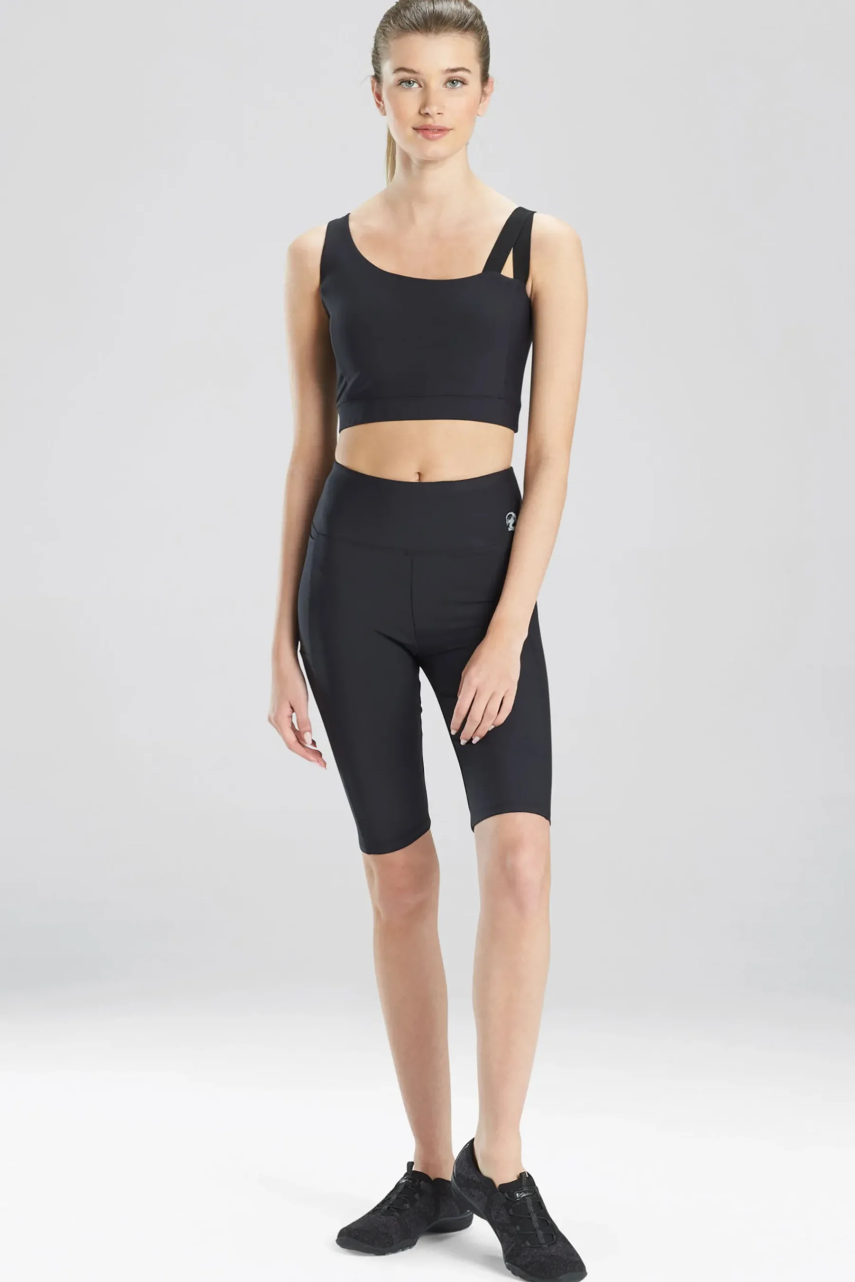 Natori Tops|Athleisure-Solstice Asymmetrical Cropped Cami