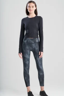 Natori Tops|Athleisure-Solstice Long Sleeve Crop Top