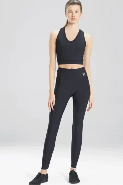 Natori Tops|Athleisure-Solstice V-Cropped Top