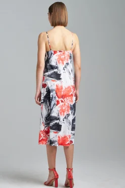 Natori Dresses-Sunset Palm Slip Dress