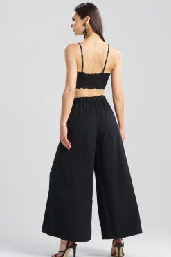Natori Pants, Skirts & Shorts-Taffeta Palazzo Wide Leg Pants