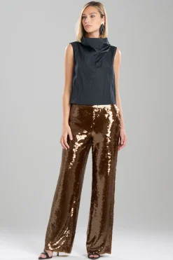 Natori Tops, Shirts & Tunics-Taffeta Plisse Cowl Top