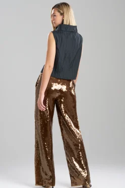 Natori Tops, Shirts & Tunics-Taffeta Plisse Cowl Top