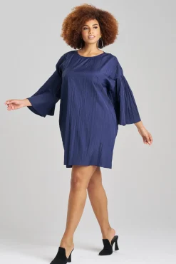 Natori Dresses-Taffeta Plisse Dress