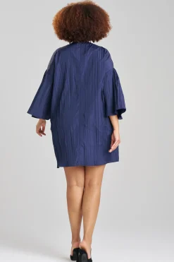 Natori Dresses-Taffeta Plisse Dress