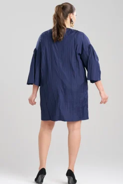 Natori Dresses-Taffeta Plisse Dress