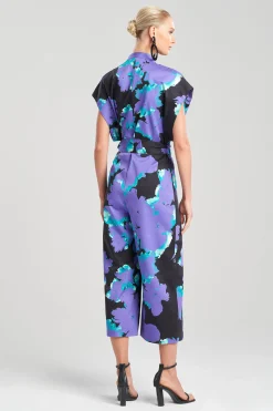 Natori Jumpsuits-Taichou Cotton Chino Crop Belted Jumpsuit