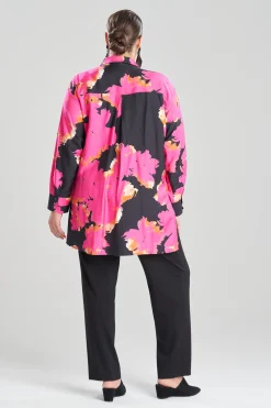 Natori Tops, Shirts & Tunics-Taichou Cotton Silk Surplice Tie Shirt