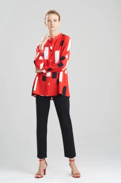 Natori Tops, Shirts & Tunics-Takara Fluid Crepe Shirt