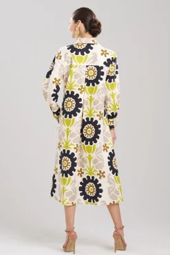 Natori Dresses-Talitha Cotton Poplin Oversized Shirtdress