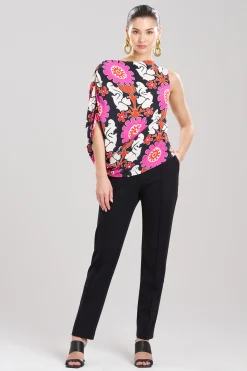 Natori Tops, Shirts & Tunics-Talitha Crepe Sleeveless Drape Top