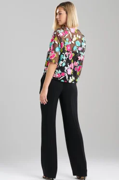 Natori Tops, Shirts & Tunics-Tangier Embroidered Tulle Top
