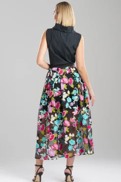 Natori Pants, Skirts & Shorts-Tangier Embroidered Tulle Maxi Skirt
