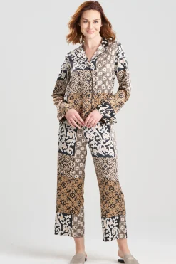 Natori Pajama Sets-Tapestry Notch PJ