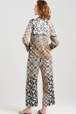 Natori Pajama Sets-Tapestry Notch PJ