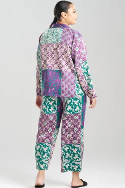 Natori Pajama Sets-Tapestry Notch PJ