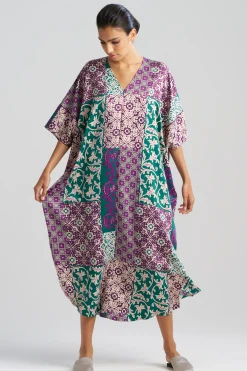Natori Caftans|Caftan Dresses-Tapestry Zip Caftan