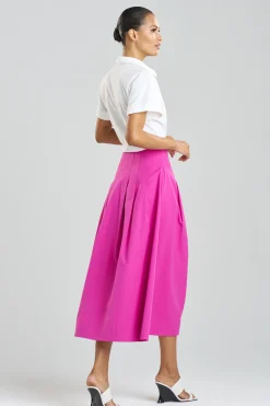 Natori Pants, Skirts & Shorts-Tech Cotton Taffeta Maxi Skirt