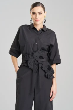 Natori Belts-Tech Cotton Taffeta Obi Belt