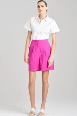 Natori Pants, Skirts & Shorts-Tech Cotton Taffeta Shorts