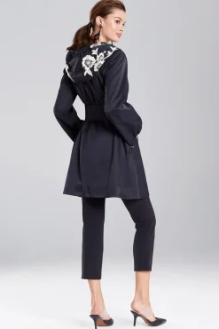 Natori Jackets & Outerwear-Tech Nylon Embroidered Jacket