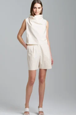 Natori Tops, Shirts & Tunics-Techno Poplin Cowl Top