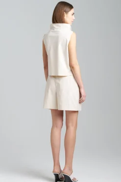 Natori Tops, Shirts & Tunics-Techno Poplin Cowl Top