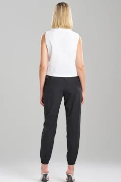 Natori Tops, Shirts & Tunics-Techno Poplin Embroidered Funnel Top