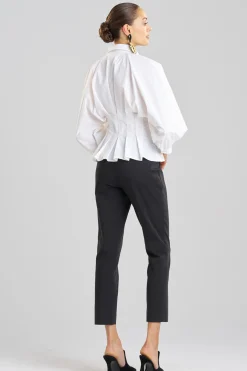 Natori Tops, Shirts & Tunics-Techno Poplin Pleated Shirt