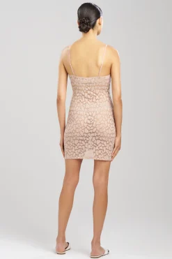 Natori Chemises|Chemises-Temptation Sheer Allover Lace Chemise