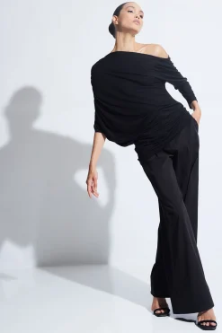 Natori Tops, Shirts & Tunics-TENCEL™ Jersey Asymmetrical Ruched Top