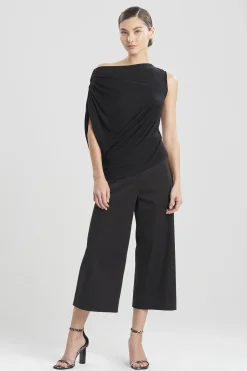 Natori Essentials|Tops, Shirts & Tunics-TENCEL™ Jersey Drape Top