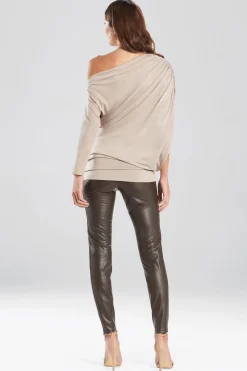 Natori Essentials|Tops, Shirts & Tunics-TENCEL™ Jersey Ruched Top