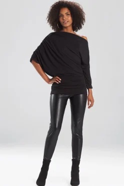 Natori Essentials|Tops, Shirts & Tunics-TENCEL™ Jersey Ruched Top