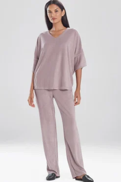 Natori Pajama Tops|Lounge Tops-Terry Lounge Top