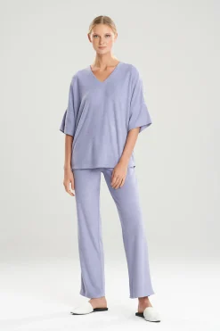 Natori Pajama Tops|Lounge Tops-Terry Lounge Top