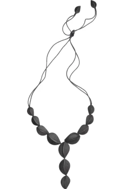 Natori Necklaces-Textured Acacia Wood Necklace