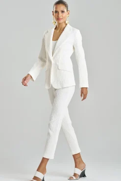 Natori Jackets & Outerwear-Textured Cotton Jacquard Jacket