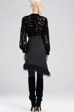 Natori Pants, Skirts & Shorts-Tuxedo Satin Skirt