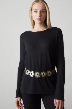 Natori Lounge Tops-Ulla Long Sleeve Top