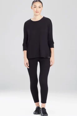 Natori Lounge Tops-Ulla Long Sleeve Top
