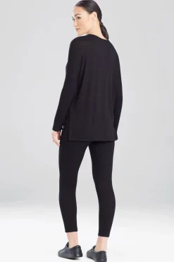 Natori Lounge Tops-Ulla Long Sleeve Top