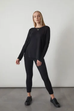 Natori Lounge Tops-Ulla Long Sleeve Top