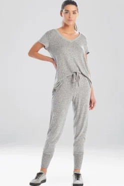Natori Lounge Tops-Ulla V-Neck Top