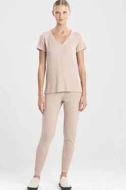 Natori Lounge Tops-Ulla V-Neck Top